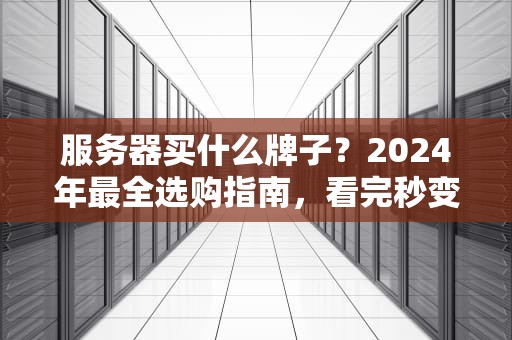 服务器买什么牌子？2024年最全选购指南，看完秒变老司机！