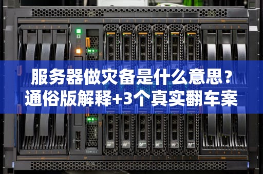 服务器做灾备是什么意思？通俗版解释+3个真实翻车案例警告！