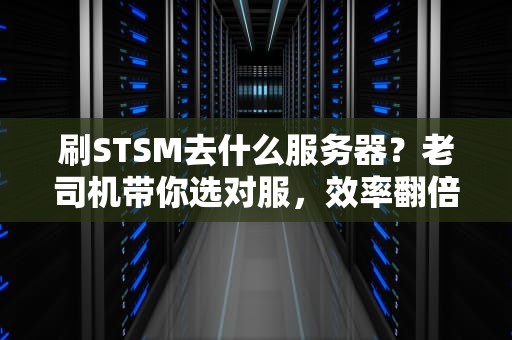 刷STSM去什么服务器？老司机带你选对服，效率翻倍不翻车！