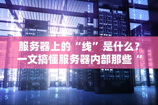 服务器上的“线”是什么？一文搞懂服务器内部那些“看不见的网”