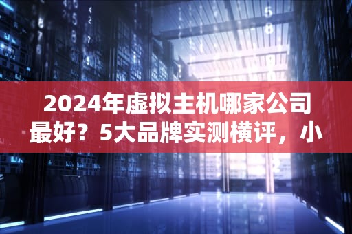 2024年虚拟主机哪家公司最好？5大品牌实测横评，小白避坑指南！