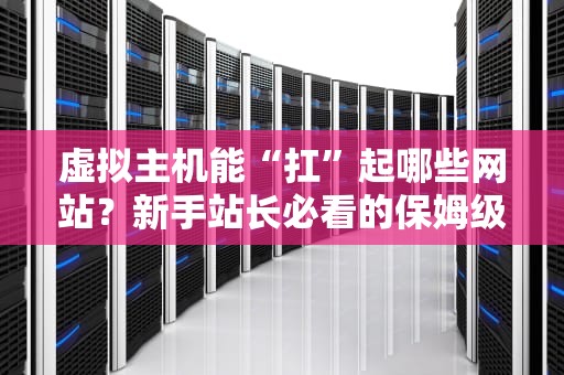 虚拟主机能“扛”起哪些网站？新手站长必看的保姆级指南！