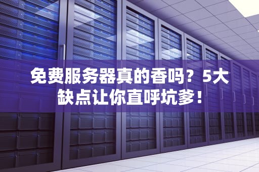 免费服务器真的香吗？5大缺点让你直呼坑爹！