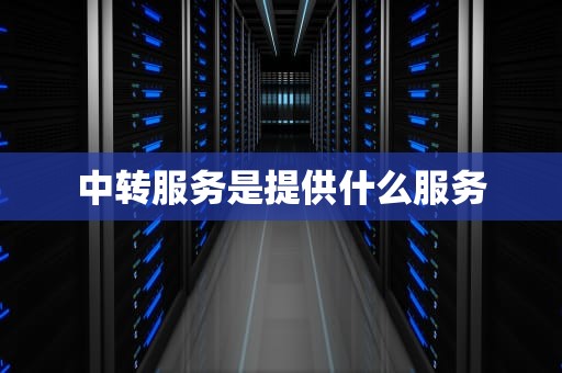 中转服务是提供什么服务