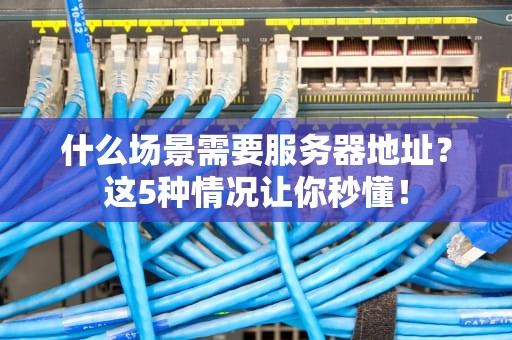 什么场景需要服务器地址？这5种情况让你秒懂！
