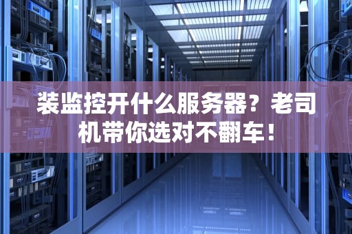 装监控开什么服务器？老司机带你选对不翻车！