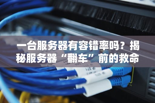 一台服务器有容错率吗？揭秘服务器“翻车”前的救命稻草！