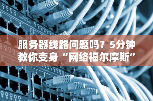 服务器线路问题吗？5分钟教你变身“网络福尔摩斯”排查故障！