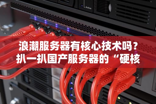 浪潮服务器有核心技术吗？扒一扒国产服务器的“硬核”底裤！