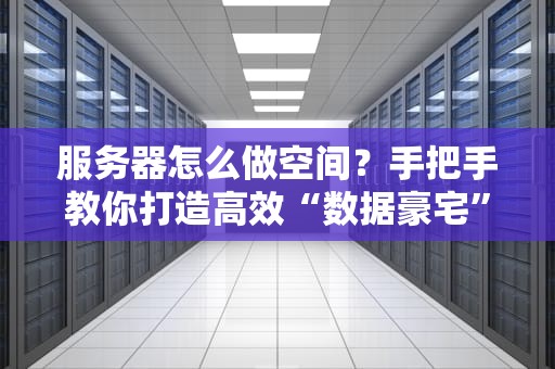 服务器怎么做空间？手把手教你打造高效“数据豪宅”！