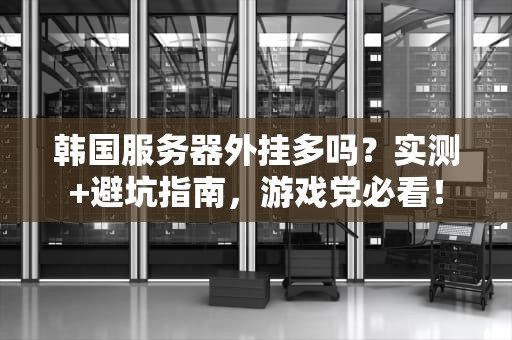 韩国服务器外挂多吗？实测+避坑指南，游戏党必看！