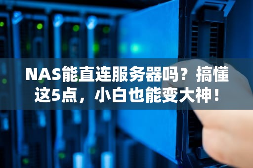 NAS能直连服务器吗？搞懂这5点，小白也能变大神！