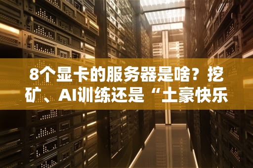 8个显卡的服务器是啥？挖矿、AI训练还是“土豪快乐机”？专业测评+避坑指南！