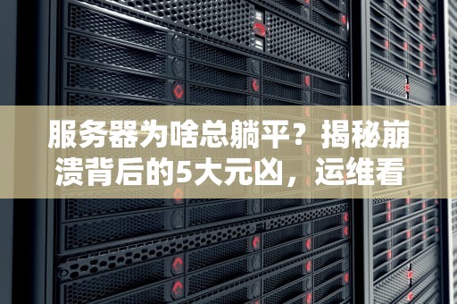 服务器为啥总躺平？揭秘崩溃背后的5大元凶，运维看了直呼内行！