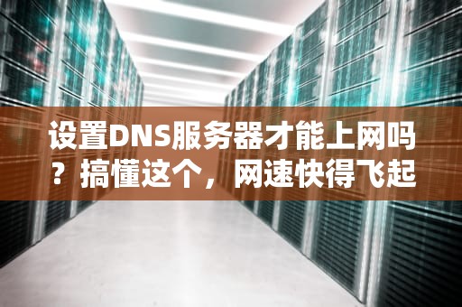 设置DNS服务器才能上网吗？搞懂这个，网速快得飞起！