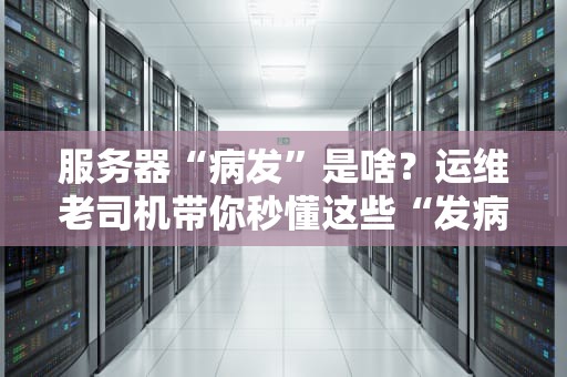 服务器“病发”是啥？运维老司机带你秒懂这些“发病”现场！