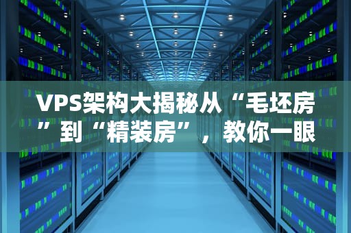 VPS架构大揭秘从“毛坯房”到“精装房”，教你一眼看穿服务器底裤！