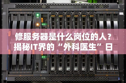 修服务器是什么岗位的人？揭秘IT界的“外科医生”日常