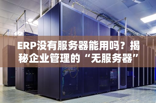 ERP没有服务器能用吗？揭秘企业管理的“无服务器”生存指南！