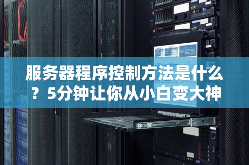 服务器程序控制方法是什么？5分钟让你从小白变大神！