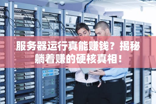 服务器运行真能赚钱？揭秘躺着赚的硬核真相！