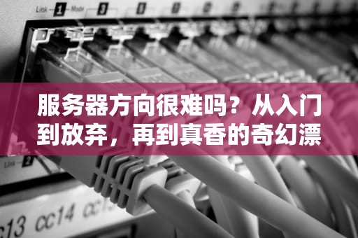服务器方向很难吗？从入门到放弃，再到真香的奇幻漂流！