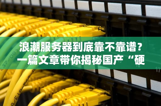 浪潮服务器到底靠不靠谱？一篇文章带你揭秘国产“硬汉”实力！