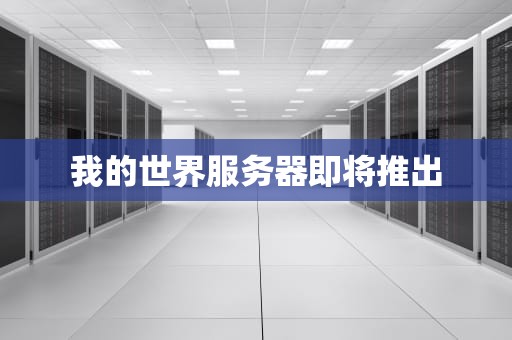 我的世界服务器即将推出