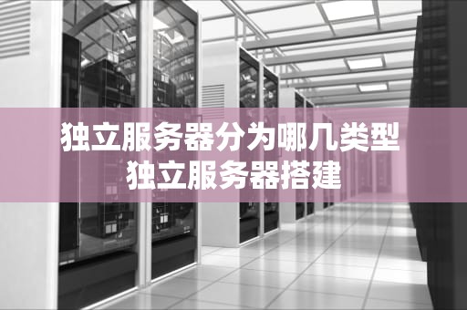 独立服务器分为哪几类型 独立服务器搭建