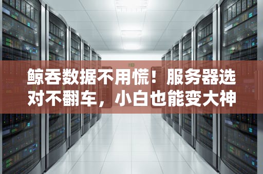 鲸吞数据不用慌！服务器选对不翻车，小白也能变大神