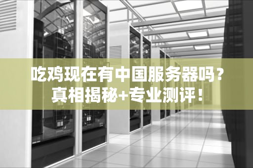 吃鸡现在有中国服务器吗？真相揭秘+专业测评！