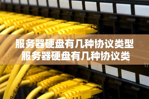 服务器硬盘有几种协议类型 服务器硬盘有几种协议类型的