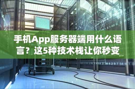 手机App服务器端用什么语言？这5种技术栈让你秒变后端大神！