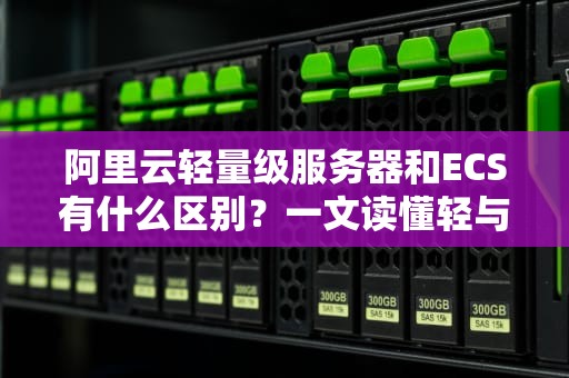 阿里云轻量级服务器和ECS有什么区别？一文读懂轻与重的哲学较量