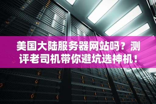 美国大陆服务器网站吗？测评老司机带你避坑选神机！