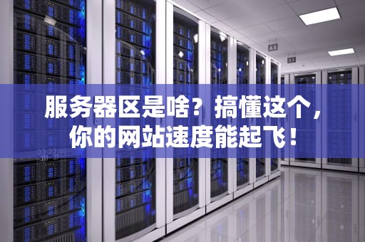 服务器区是啥？搞懂这个，你的网站速度能起飞！