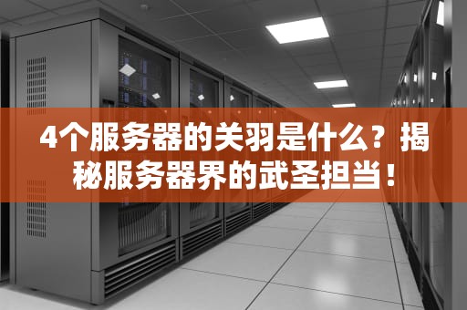 4个服务器的关羽是什么？揭秘服务器界的武圣担当！