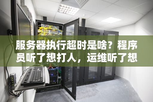 服务器执行超时是啥？程序员听了想打人，运维听了想摔键盘！