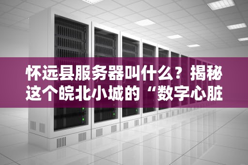 怀远县服务器叫什么？揭秘这个皖北小城的“数字心脏”有多硬核！
