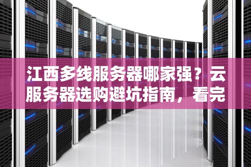 江西多线服务器哪家强？云服务器选购避坑指南，看完秒变老司机！