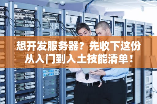 想开发服务器？先收下这份从入门到入土技能清单！