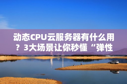 动态CPU云服务器有什么用？3大场景让你秒懂“弹性算力”的神操作！