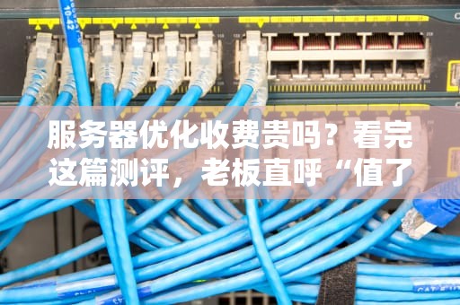 服务器优化收费贵吗？看完这篇测评，老板直呼“值了！”
