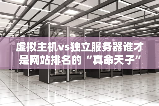 虚拟主机vs独立服务器谁才是网站排名的“真命天子”？