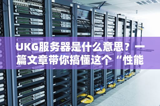 UKG服务器是什么意思？一篇文章带你搞懂这个“性能怪兽”的奥秘！
