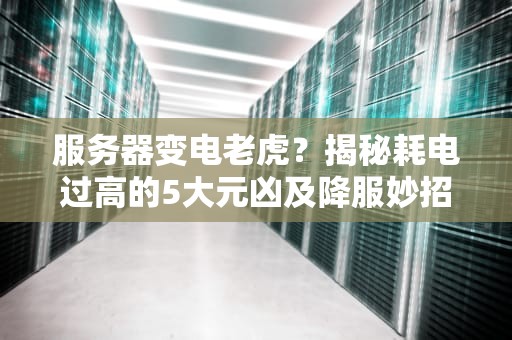 服务器变电老虎？揭秘耗电过高的5大元凶及降服妙招
