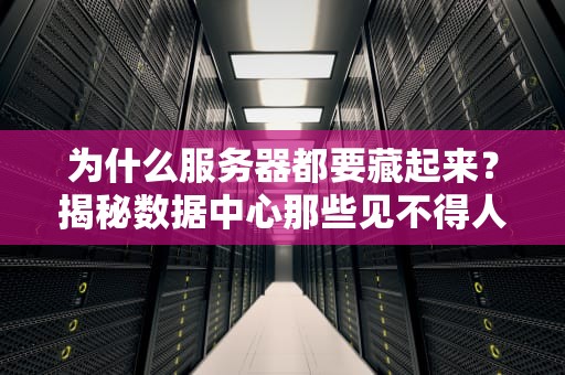 为什么服务器都要藏起来？揭秘数据中心那些见不得人的小秘密！