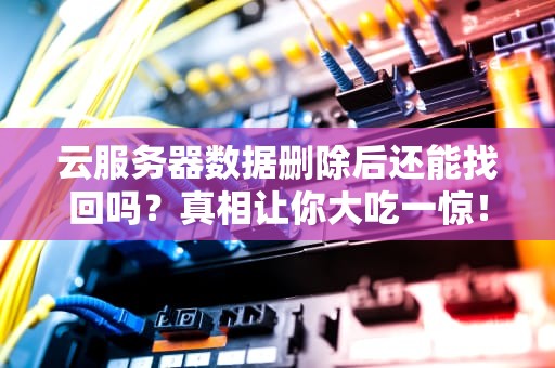 云服务器数据删除后还能找回吗？真相让你大吃一惊！