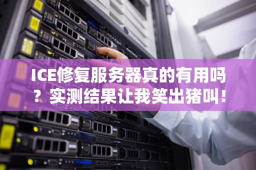 ICE修复服务器真的有用吗？实测结果让我笑出猪叫！