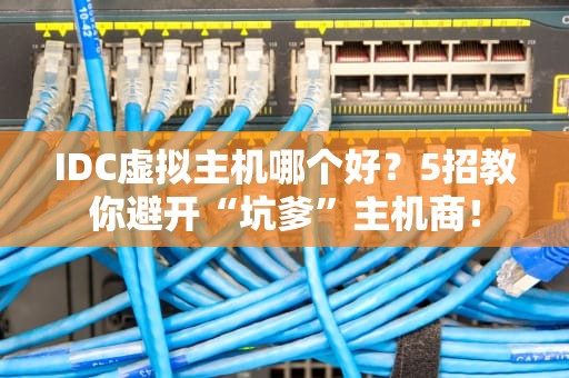 IDC虚拟主机哪个好？5招教你避开“坑爹”主机商！